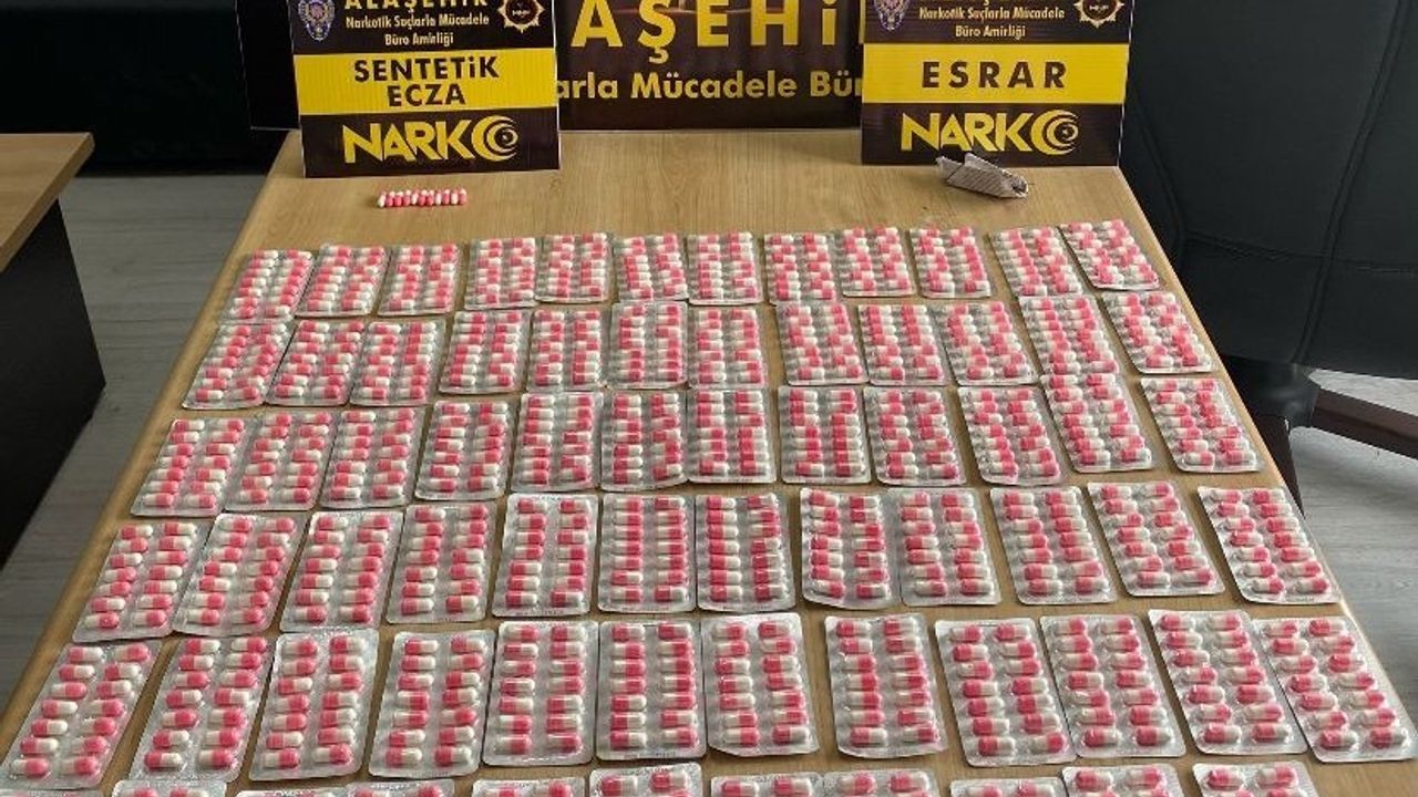 Evinden yüzlerce hap çıktı!