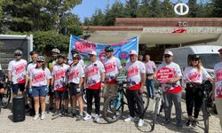 TEÇ-SEN Manisa üyeleri bisikletleriyle toplu sözleşme taleplerine destek verdi